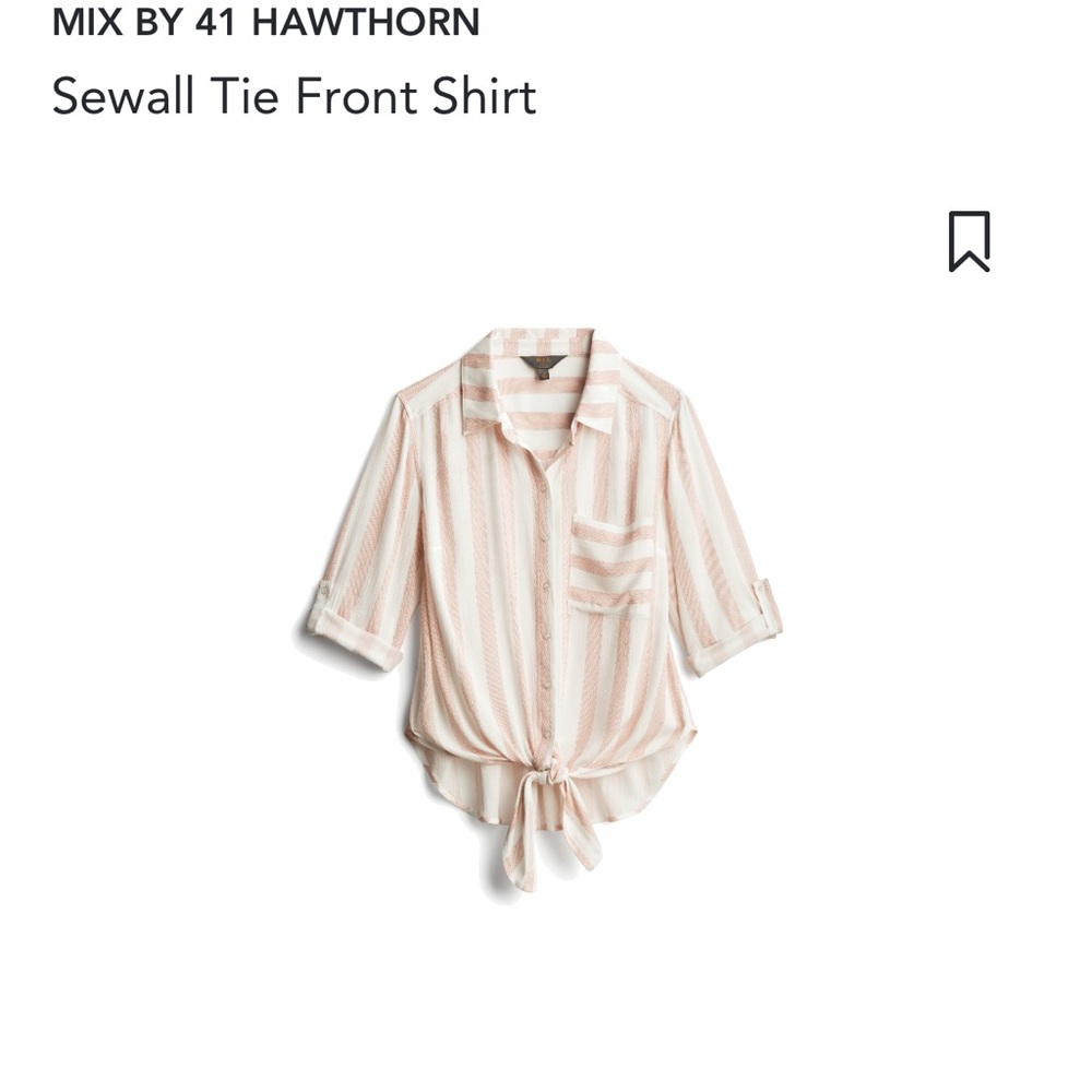 3/4 stripped v neck shirt. Never worn brand new